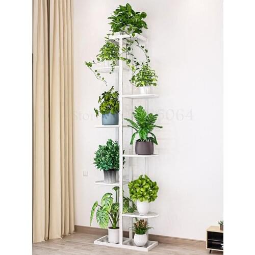 891 Flower Shelf Multi-layer Indoor Home Balcony Decoration Rack Wrought Iron Living Room Simple Flower Pot Multilayer Rack