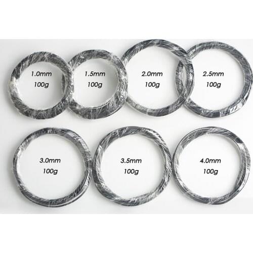 Bonsai Aluminum Training Wire Roll Set Bonsai Tools 1.0~ 4.0 mm diameter 100G/Roll * 7 Pcs