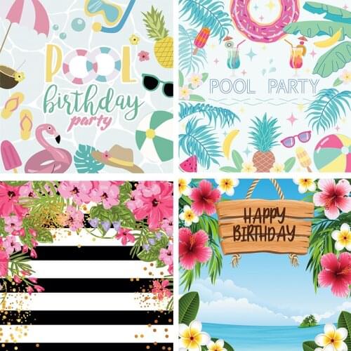 Hawaii Summer Party Decoration Background Birthday Party Wedding Hen Party Decoration Background Photo Props