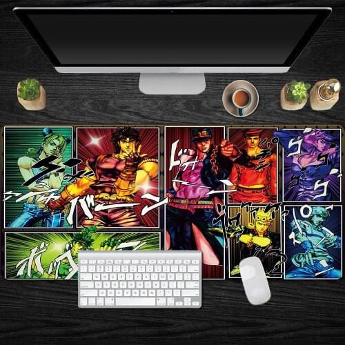 Anime Gaming MousePad Laptop PC Computer Large Mouse Pad Locking Edge Rubber Durable Desk Mat Customized Laptop Large Mouse Mat