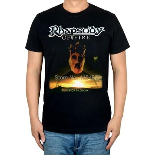 Italy Rhapsody The Dark Secret Rock Brand men women shirt 3D Cotton Punk fitness Hardrock heavy Dark Metal