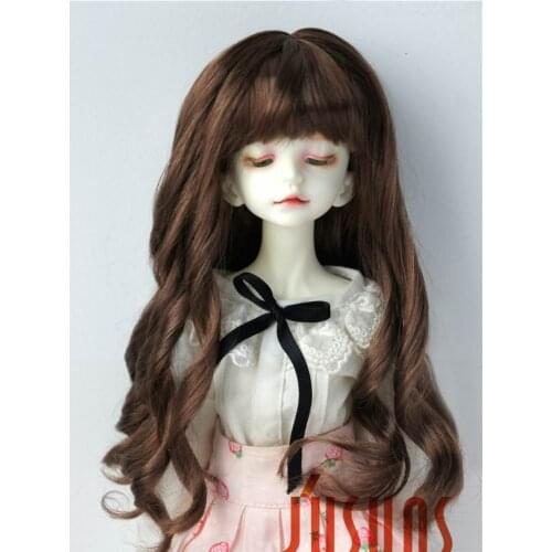 JD449 1/4 Fashion curly bjd doll wigs size 7-8inch MSD Pretty doll hair Soft Synthetic mohair Doll accessories