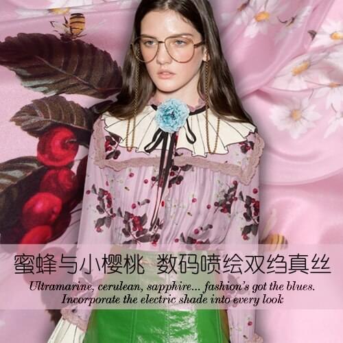 Summer clothing crepe de chine silk fabric soft silk fabric for dress crepe fabric natural silk fabric wholesale silk cloth