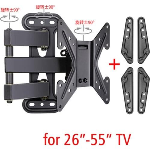 LCD-XD2370B Full Motion 26"-55" Panel Display TV Wall Mount Max.VESA 400*400mm Loading 30kgs Monitor Holder Support