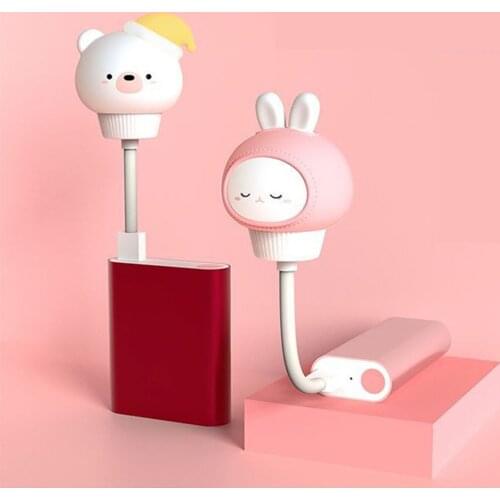 New USB cute adjustment brightness Night Light Childrens Room Dormitory Baby Breastfeeding with Remote Control Night Light
