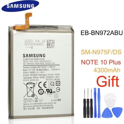 Original Samsung EB-BN972ABU Samsung Galaxy Note 10+ Note10Plus battery Note 10 Note10+ Plus SM-N975F SM-N975DS battery