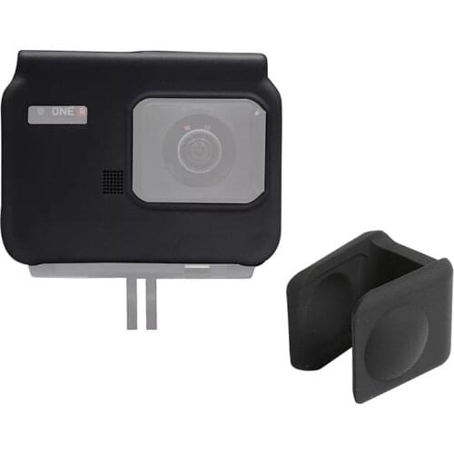 Silicone Case for Insta360 ONE R Camera Protector Lens Housing Cover for Insta360 Dual lens Panoramic Action Camera Accessories