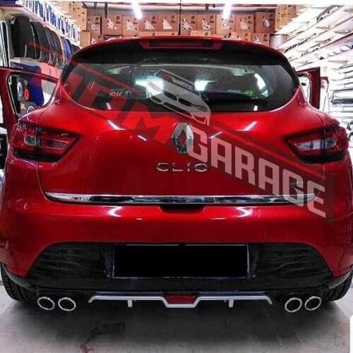 Renault Clio 4 bumper insert black lip Splitter diffuser auto car Styling accessory ornament