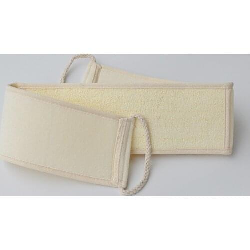 High Quality Natural Soft Exfoliating Loofah Bath Shower Unisex Massage Spa Scrubber Sponge Back Strap Body Skin Cleaning Tool