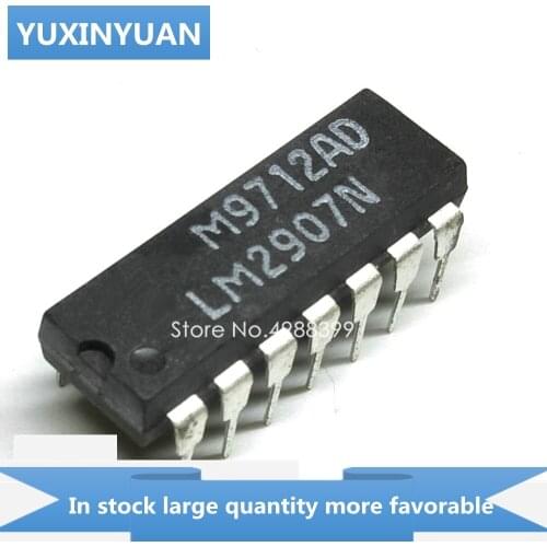 YUXINYUAN 10PCS/LOT LM2907N LM2907 LM 2907N M2907N 2907 DIP14 in stock in stock