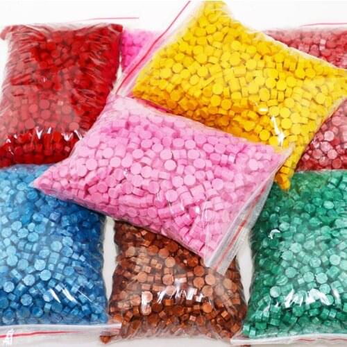 1000pecs 24 Colors New Sealing Wax For Retro Seal Stamp wax seal pill granular stamp wax sticks Wedding Envelope Card seal