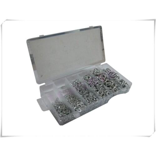 1200 Pieces Steel Spring Washers Set Zinc and Hot Dip Galvanized Finish