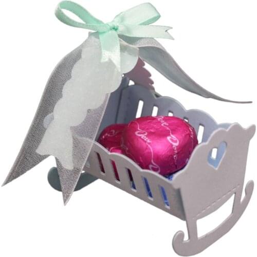 3D Baby Cot Metal Cutting Dies Stencil DIY Scrapbooking Album Stamp Paper Card Embossing Craft Decor #314