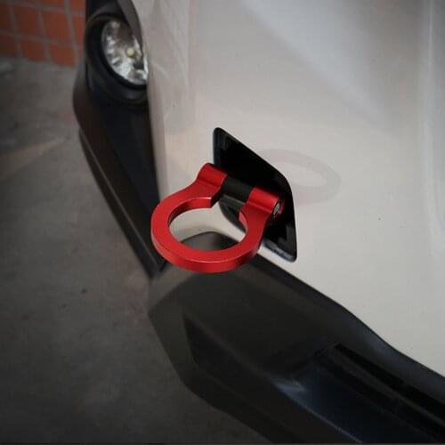 Auto Towing Coupler Modified Aluminum Front Bar Trailer Traction Hook Fit For Subaru Forester Outback Legacy XV Car Accessories