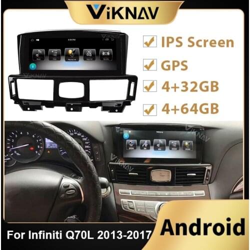 Android Tesla style car multimedia player For Infiniti Q70L 2013 2014 2015 2016 2017 car DVD player stereo autoradio GPS navi