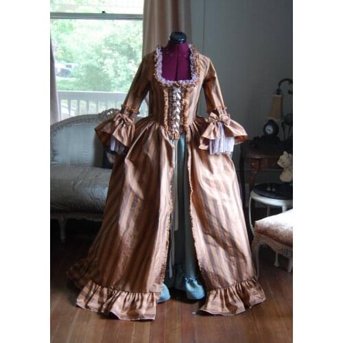 Cosplaydiy Marie Antoinette Baroque Ball Gown Medieval Princess Renaissance Noblewoman Costume Dress for Halloween Carnival