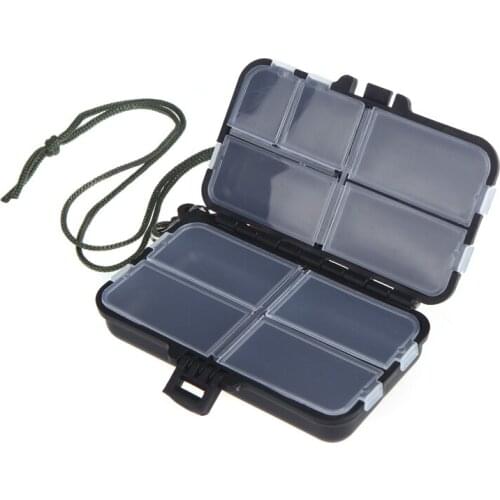 Fishing Tackle Case 9 Compartments Fishing Case Fish Lure Bait Hooks Tackle Tool for Storing Swivels, Hooks, Lures, etc