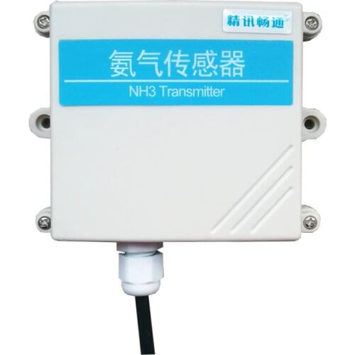NH3 Sensor Transmitter Ammonia Concentration Detection 4-20mA/MODBUS RS485 Output