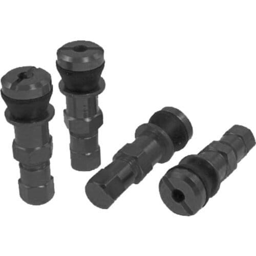 4 Pcs/Set TPMS Tire Pressure Monitor Sensor Black for Motorcycle Bike Car Used to Repair Sensor or Has a Broken-off Valve Stem