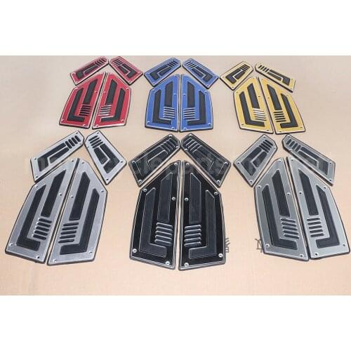 For Yamaha TMAX 530 XP530 Footpeg Footrest Foot Rest Plates TMAX530 Motorcycle Accessories With Screws T-MAX 530 2012-2016 15 14