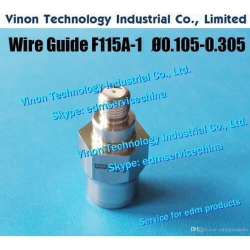 F115A-1 Ø0.255 Finish Cut-Diamond Guide (Double Ceramic) A290-8119-Y706 for Fanuc Level Up(iD2),iE,0iC edm lower guide d=0.255
