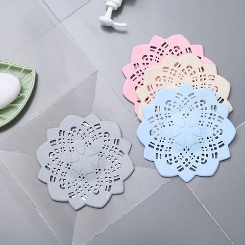 Rhombus Kitchen Sink FilterFixed Suction Cup Sink Strainer Prevent Debris Bathtub Sewerage Anti-blocking Bathroom Hair Stoppers