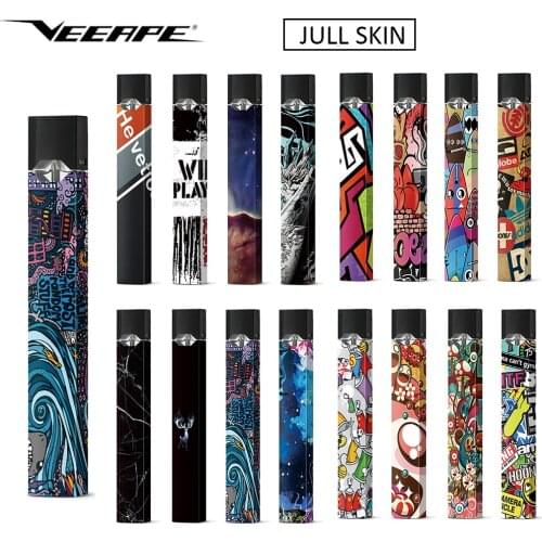 Personality Stickers For JUUL Skin Protector Colorful beauty Stickers Vape Case Cover Electronic Cigarette Stickers Magic Shark