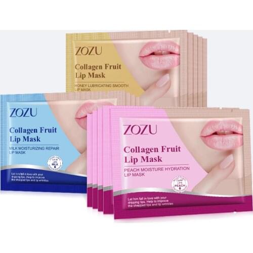 5000PCS Moisturizing Firming Collagen Crystal Lip Mask Collagen Lip Beauty Baby Lips Care Full Lips Gel Anti Ageing Skin Care