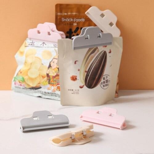 Multifunction Bag Chip Clips, Fresh Food Clips, Photo File Clamps, Assorted Colors Air Tight Seal Grip for Kitchen Seal
