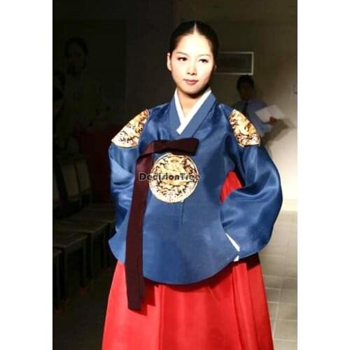 2021 traditional korean hanbok dress female korean folk stage dance costume korea traditional korea wedding oriantal dance dress