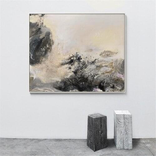 Sea Wave Nordic Abstract Poster Canvas Print Painting Wall Art Living Room Home Decoration