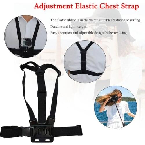 Camera Strap Chest Strap Belt Body Tripod Harness Mount for Go Pro SJCAM SJ4000 Camera Accessories ACEHE Pc+nylon 300*50*5mm