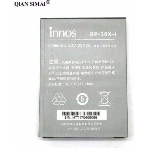 New High Quality BP-10X-i 6000mAh battery For Highscreen Boost 2 II SE Innos D10 D10C D10F D10CF phone