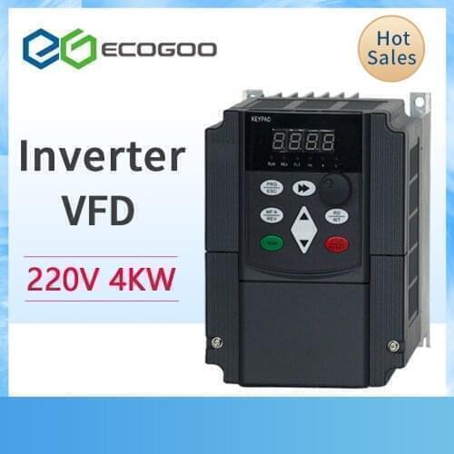 4kw 220v single phase input 380v 3 phase output AC Frequency Inverter & Converter ac drives /frequency converter