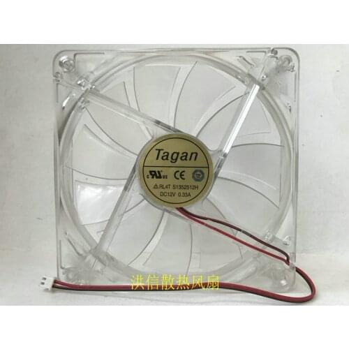 Original rl4t s1352512h DC12V 0.33a 13.5cm 135mm 2pin fan
