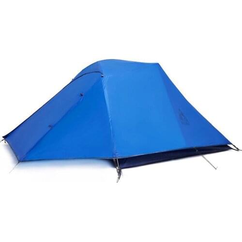 Hewolf Ultra-Light Silicone Coated Rainproof Coldproof 3-Person Aluminum Pole Double-Layer Tent Barraca Carpa Outdoor Camping