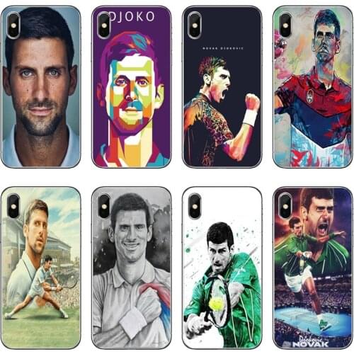 Novak Djokovic Transparent Phone Case For iPhone 12 11 Pro Max Mini XS Max XR X 8 7 Plus 6 6S Plus 5 5S SE 2020
