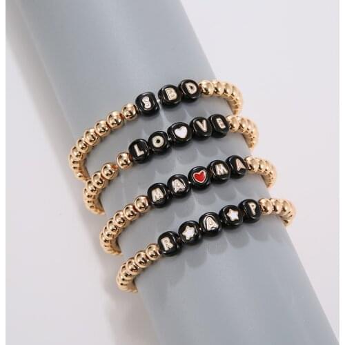 QUEEN ROSE Black Bracelets