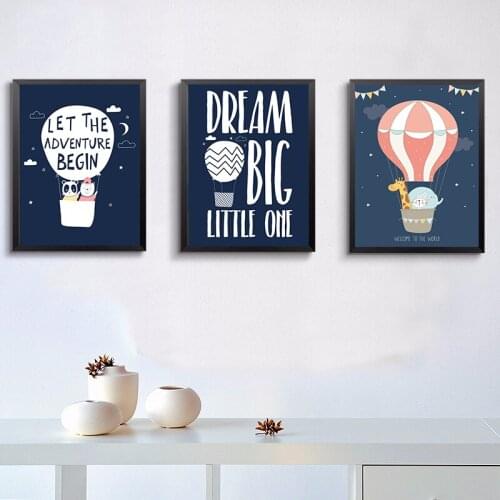 Nordic Nordic modern art Cartoon combination photography Art Poster Canvas Painting Wall Picture for Living Room