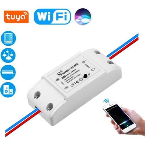Tuya WIFI Smart Switch Wireless Remote Voice Breaker Automation Light Controller Module Work With Google Home Alexa Smart Life