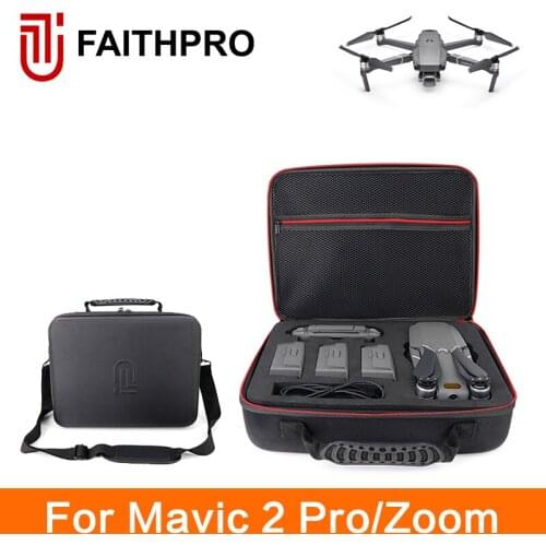 FAITH PRO Carrying Backpack bag Case Anti-Shock For DJI Mavic 2 / Zoom Single shoulder bag Drone accessories