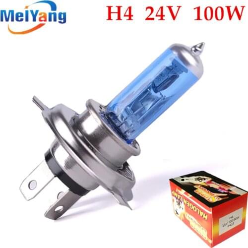 24V H4 100W Super Bright Fog Lights Halogen Bulb High Power Headlight Lamp Car Light Source parking Head White 100/90W