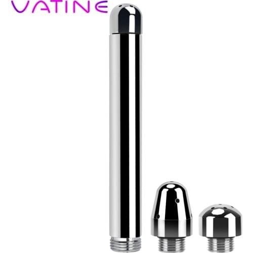 VATINE Vaginal Cleaner Enema Bidet Faucet Wash Cleansing Anal Douche Sex Tools for Couples 7 Holes 3 Shower Heads Ass Cleaning