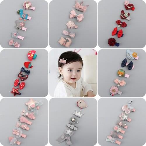 Cute girl hairpin hair accessories Korean princess version of the headdress girl birthday gift flower headdress hairpin gift