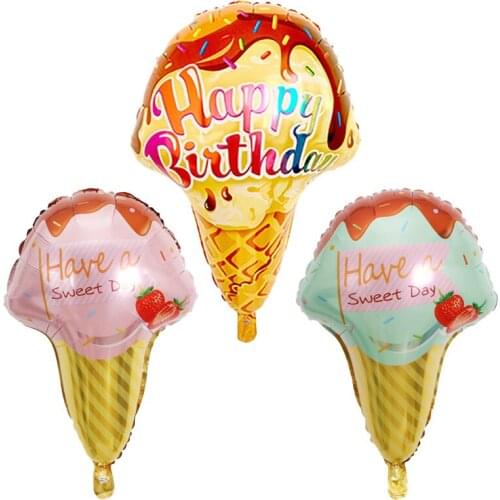 1Pc/Set Ice Creams Dessert Theme Balloon Anniversary Wedding Decoration Valentine Baby Shower Birthday Decoration Party Supplies