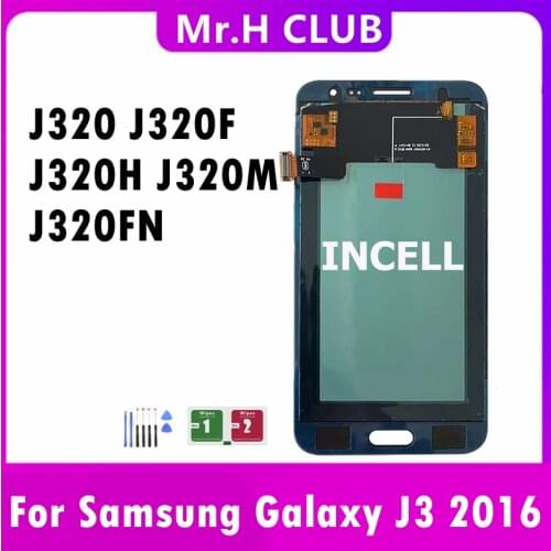 100% TestedINCELL TFT For Samsung Galaxy J3 2016 J320 J320F J320H J320M J320FN LCD Display With Touch Screen Digitizer Assembly