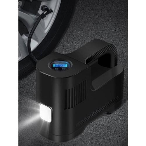 2020 Air Compressor Tire Inflator - Electric Auto Pump 12V DC Portable Air Compressor Pump Digital Tire Inflator Car Tire Pump