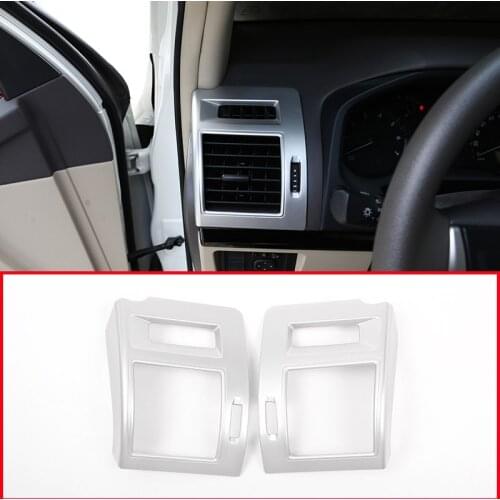 ABS Car Styling Side Air Conditioning AC Vent Outlet Cover Trim for Toyota Land Cruiser Prado FJ150 2010-18 Car Accessories 2pcs