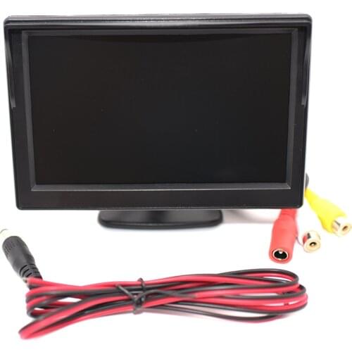 Autow Babi Back Mirror Baby Car Kid Monitor Charger 5 Inch TFT LCD 5" HD Digital Screen Reverse Rear View Camera DVD VCD