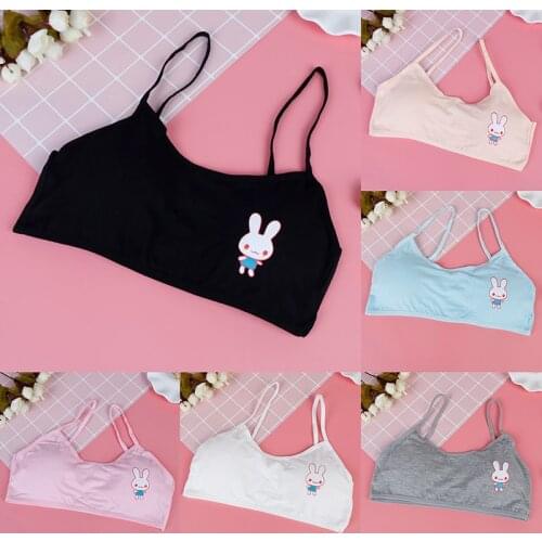 Girl bra teen Underwear for Kids girls bras Baby Young Hipster Training Lingerie vest Cotton Children 6-12Years summer